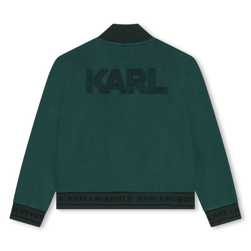 Cardigan de jogging molletonné KARL LAGERFELD KIDS 
                    GARCON