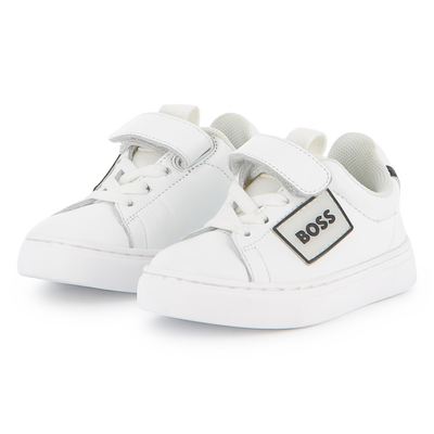 Baskets en cuir de vachette BOSS GARCON