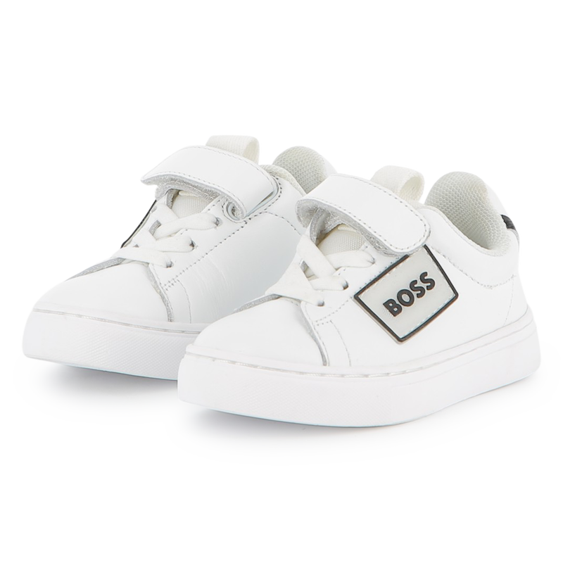 Baskets en cuir de vachette BOSS 
                    GARCON