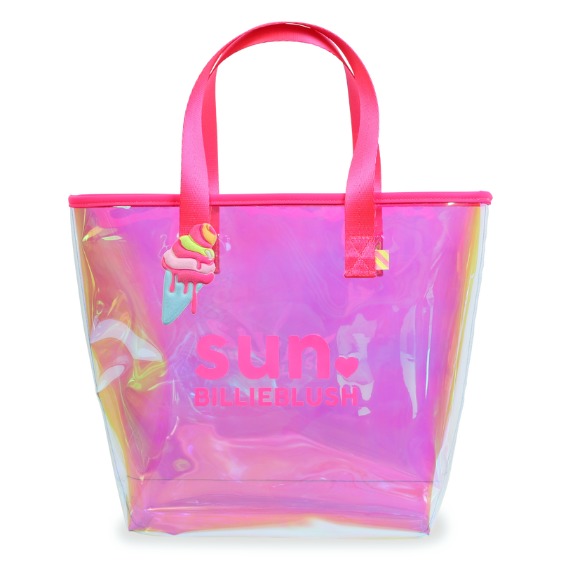 Sac cabas brillant avec badge BILLIEBLUSH 
                    FILLE