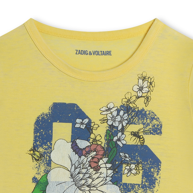T-shirt avec imprimé placé ZADIG & VOLTAIRE 
                    FILLE