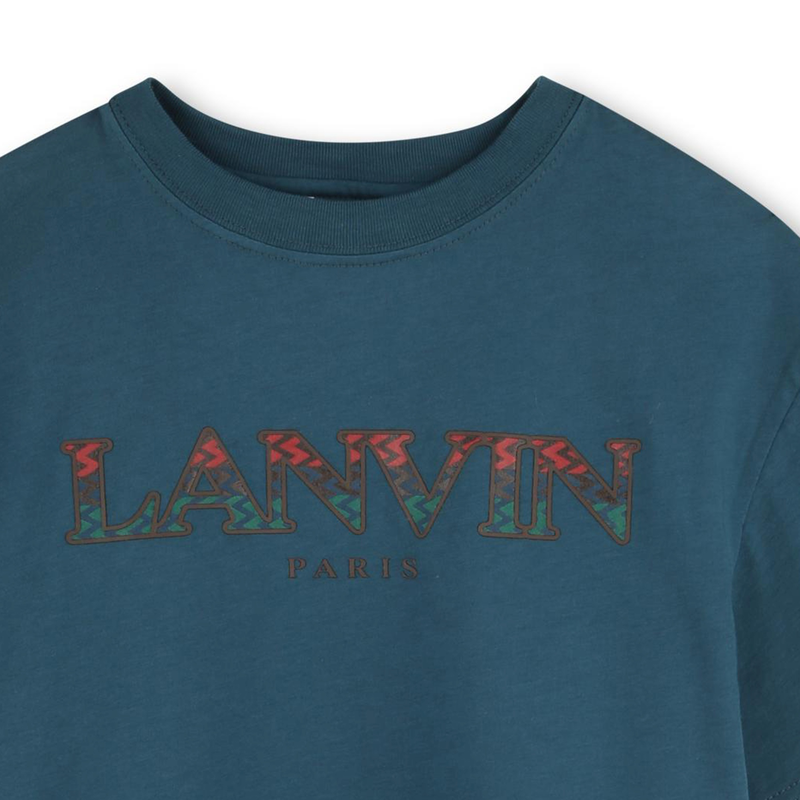 T-shirt à col rond avec sigle LANVIN 
                    GARCON