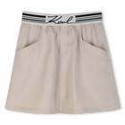 Jupe taille elastique KARL LAGERFELD KIDS 
                    FILLE