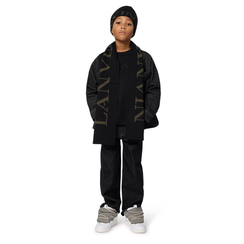 Ensemble bonnet et &eacute;charpe LANVIN 
                        GARCON