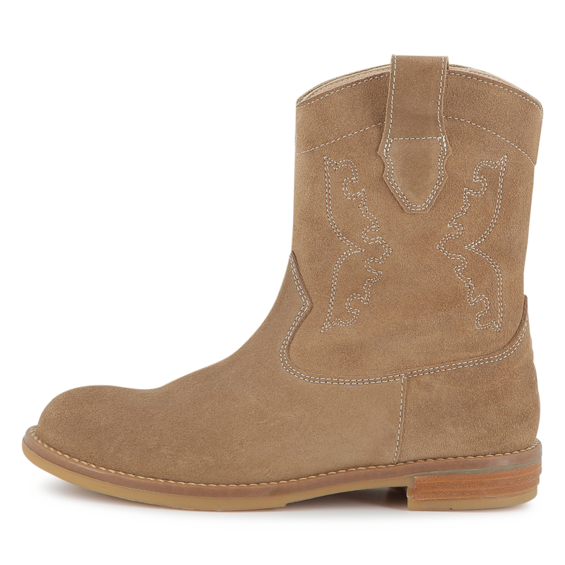 Bottines western en cuir de vachette ZADIG & VOLTAIRE 
                    FILLE