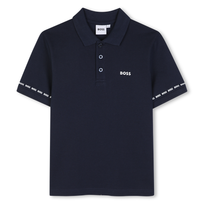 POLO MANCHES COURTES BOSS GARCON