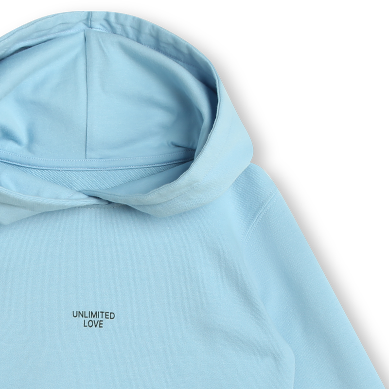Sweat-shirt à capuche en coton ZADIG & VOLTAIRE 
                    FILLE