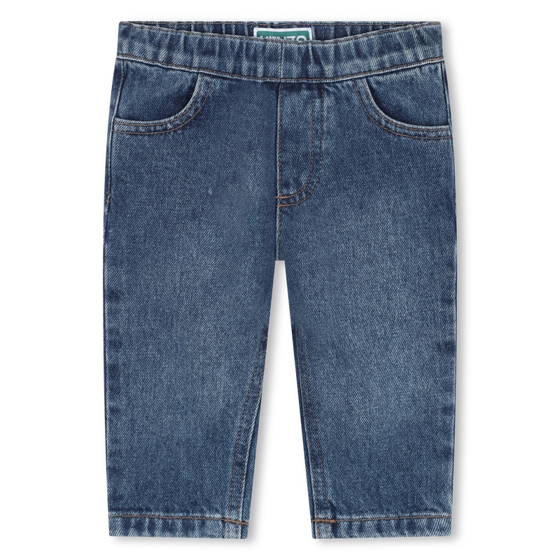 Jean à taille élastiquée KENZO KIDS 
                    GARCON