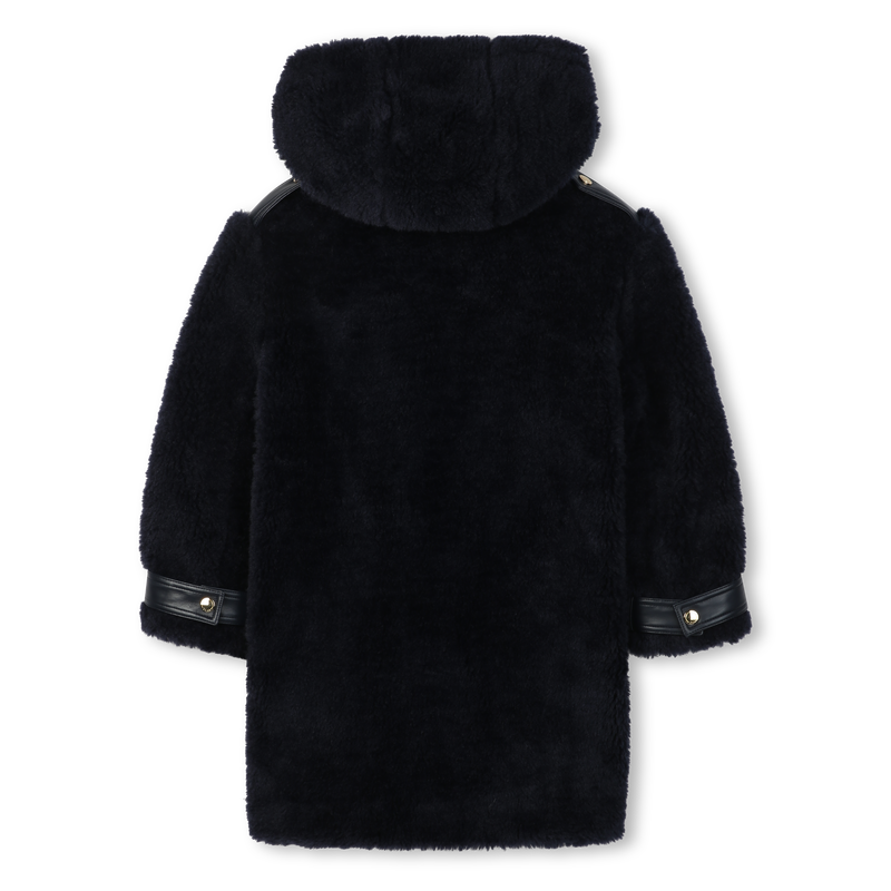 Manteau &agrave; capuche en polaire moutonn&eacute;e CHLOE 
                        FILLE
