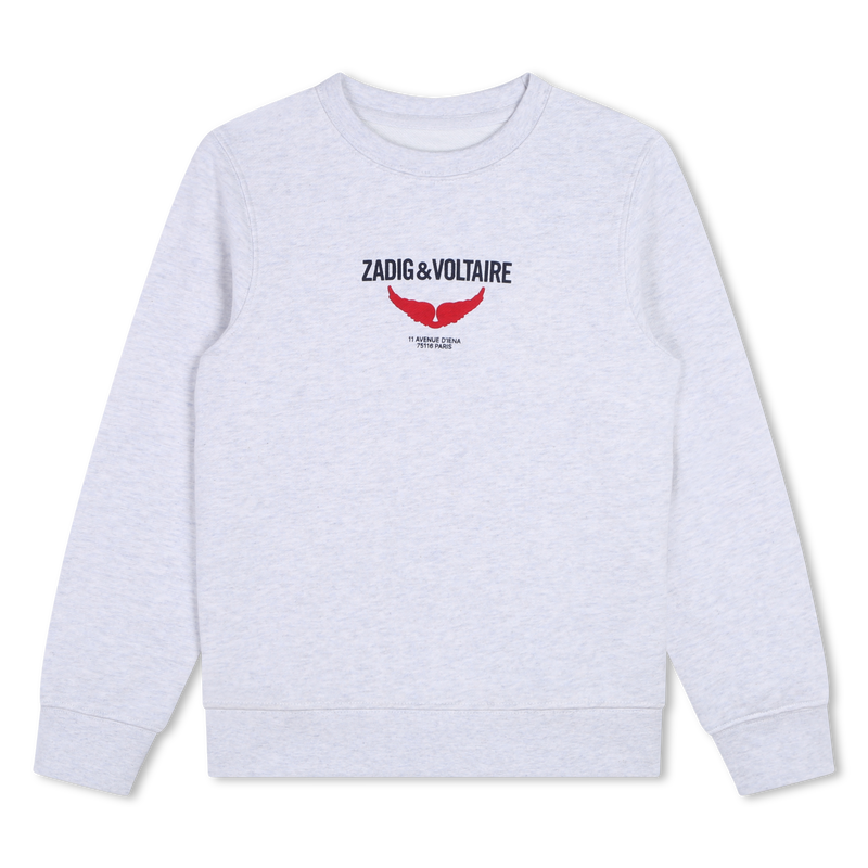 Sweat-shirt en molleton coton ZADIG & VOLTAIRE 
                    UNISEXE