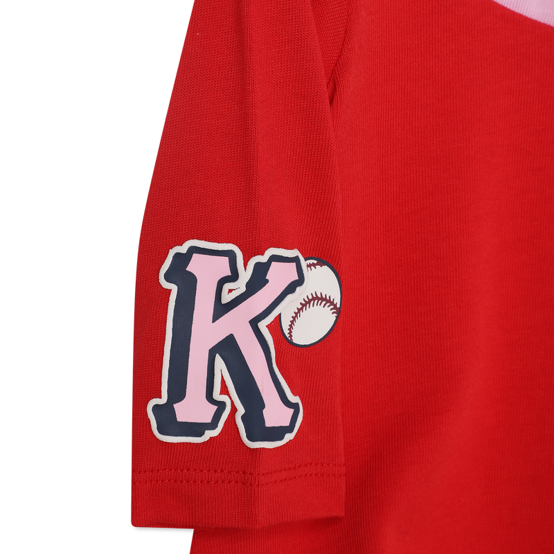 Robe en coton avec imprimé KENZO KIDS 
                    FILLE