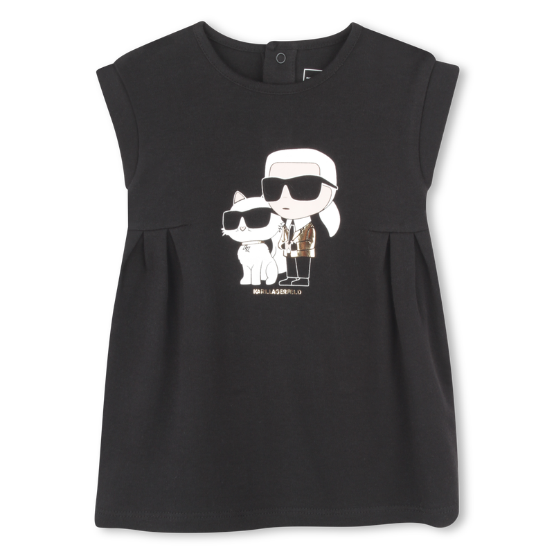 Robe évasée avec illustration KARL LAGERFELD KIDS 
                    FILLE