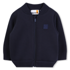 Cardigan zipp&eacute; manches contrast&eacute;es TIMBERLAND 
                    GARCON
