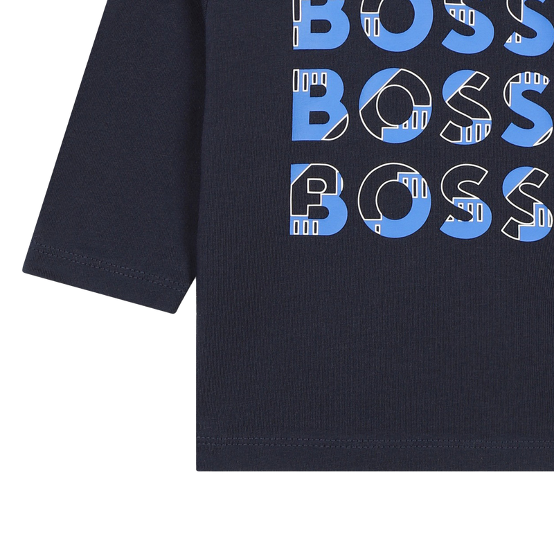 T-shirt multi sigles BOSS 
                        GARCON