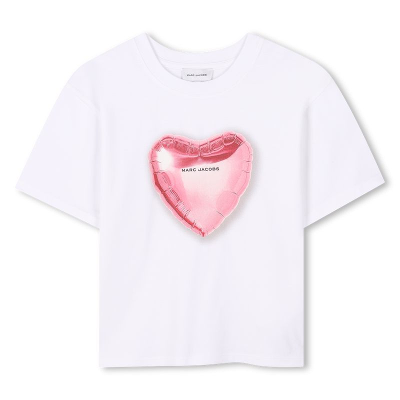T-shirt de c&eacute;r&eacute;monie en coton MARC JACOBS 
                        FILLE