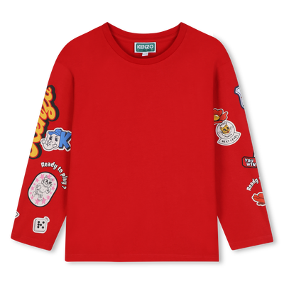 Tee-shirt manches longues KENZO KIDS FILLE