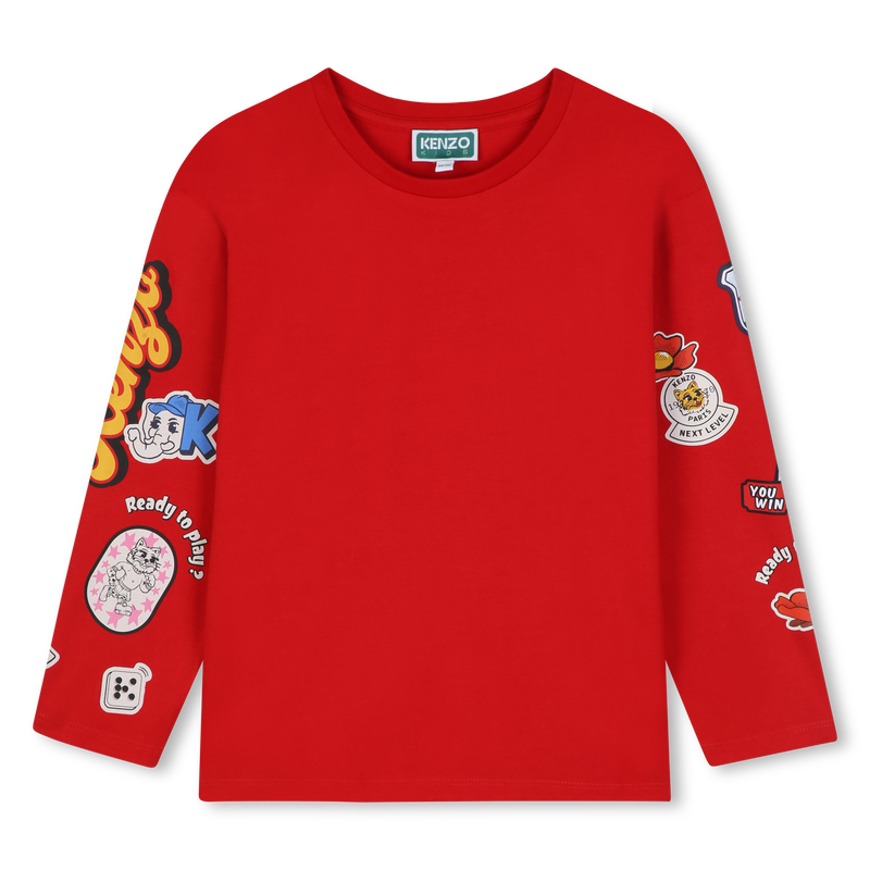 Tee-shirt manches longues KENZO KIDS 
                        FILLE