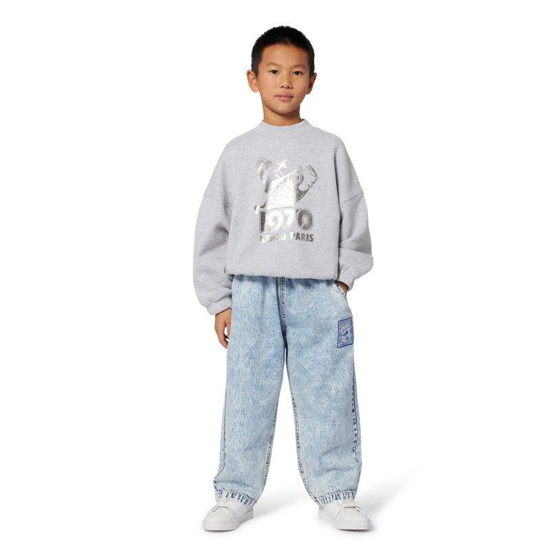 Pantalon en denim KENZO KIDS 
                        GARCON
