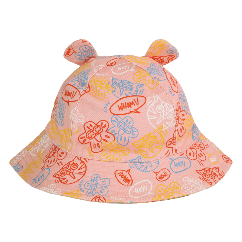 Bob en coton imprimé oreilles KENZO KIDS 
                    UNISEXE