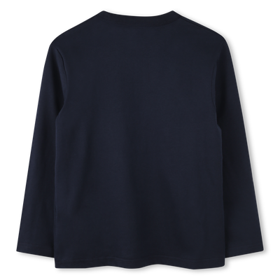 T-shirt uni avec étiquette TIMBERLAND GARCON