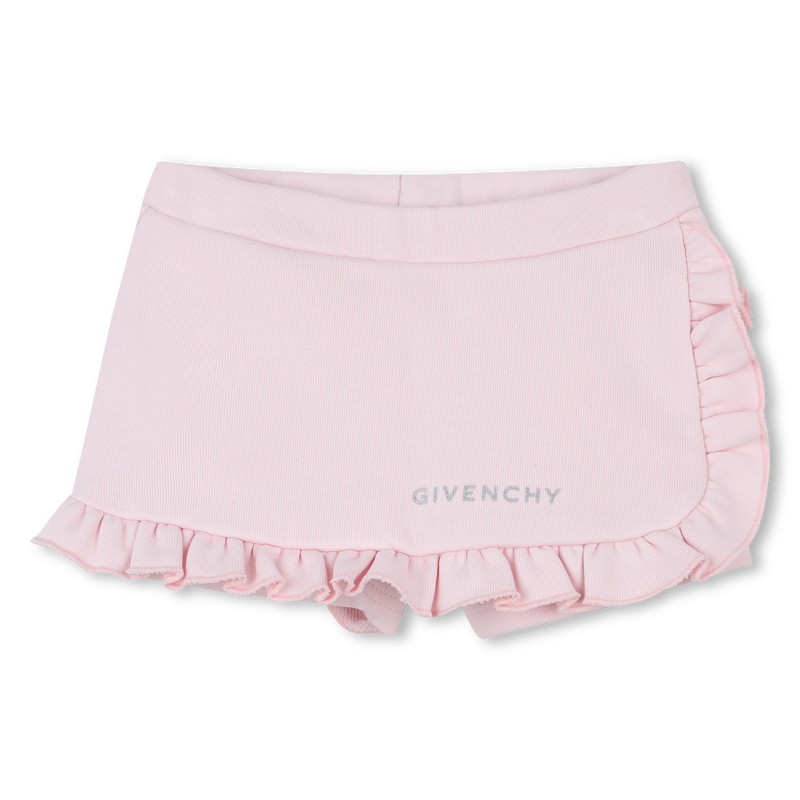 Short en molleton à volant GIVENCHY 
                    FILLE