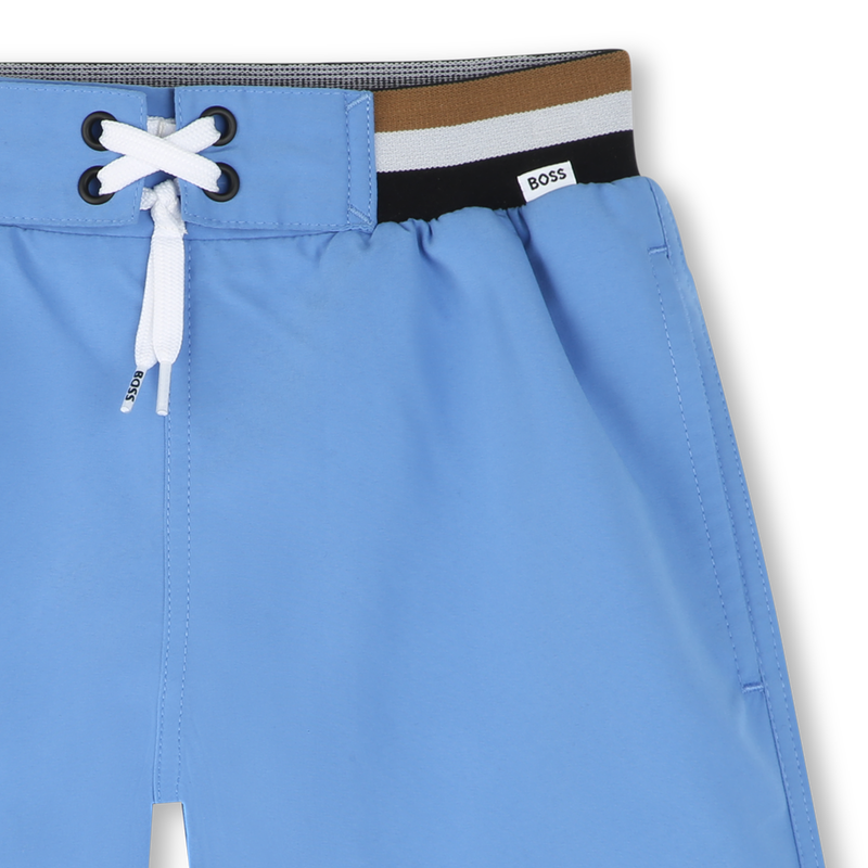 Maillot de bain à taille rayée BOSS 
                    GARCON