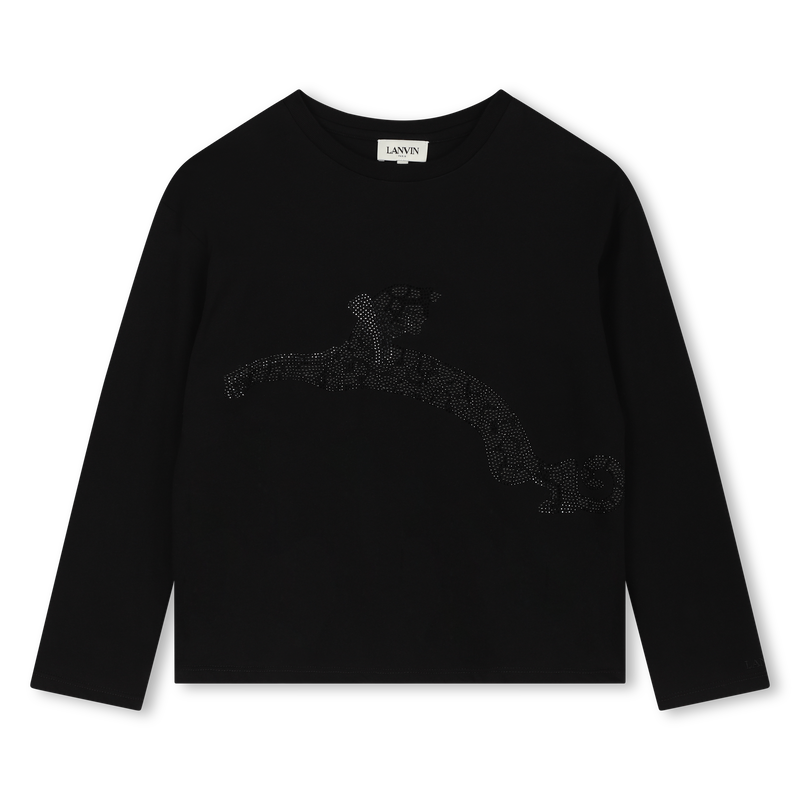 T-shirt avec motif en strass LANVIN 
                    FILLE