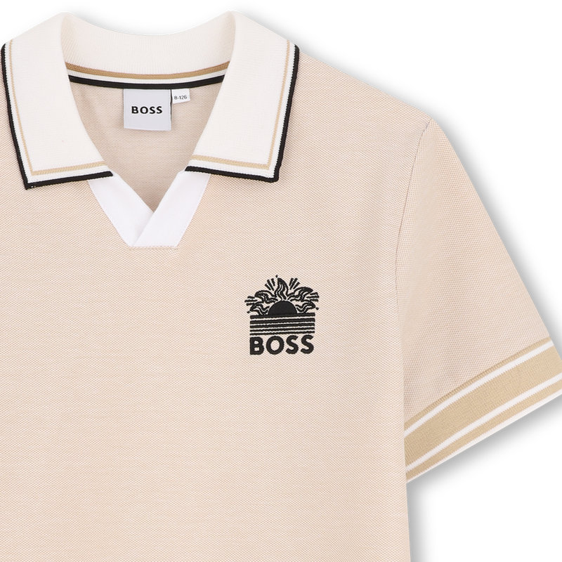 POLO MANCHES COURTES BOSS 
                        GARCON