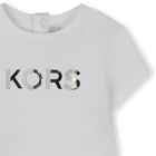 Robe manches courtes MICHAEL KORS 
                    FILLE