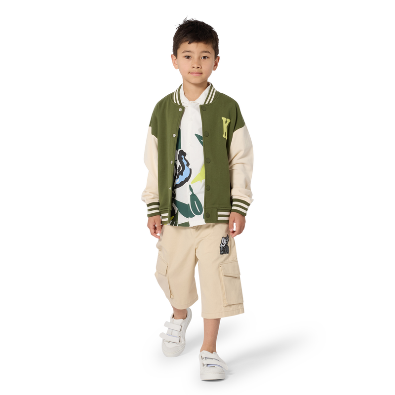 BERMUDA AVEC POCHES PLAQU&Eacute;ES KENZO KIDS 
                        GARCON