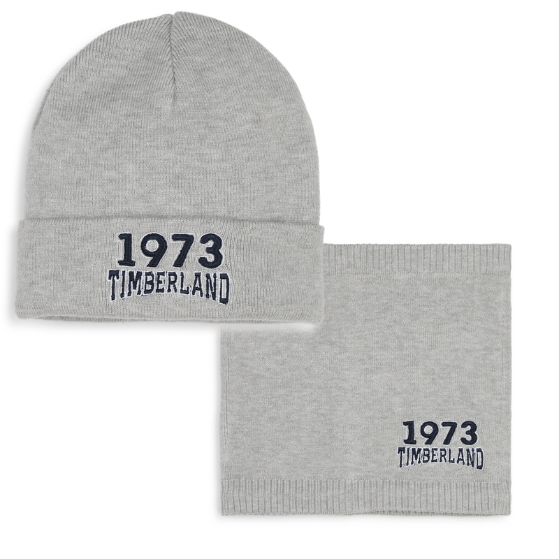 Bonnet et tour de cou tricot TIMBERLAND 
                    GARCON