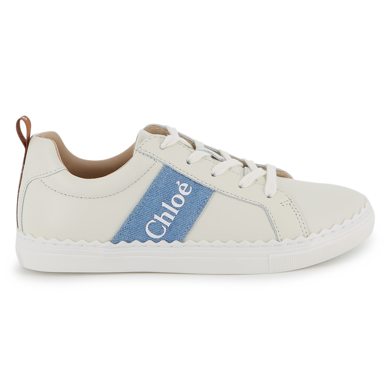 BASKETS EN CUIR DE VACHETTE CHLOE 
                        FILLE
