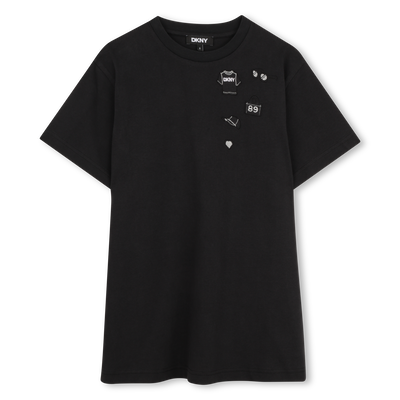 ROBE A MANCHES COURTES DKNY FILLE