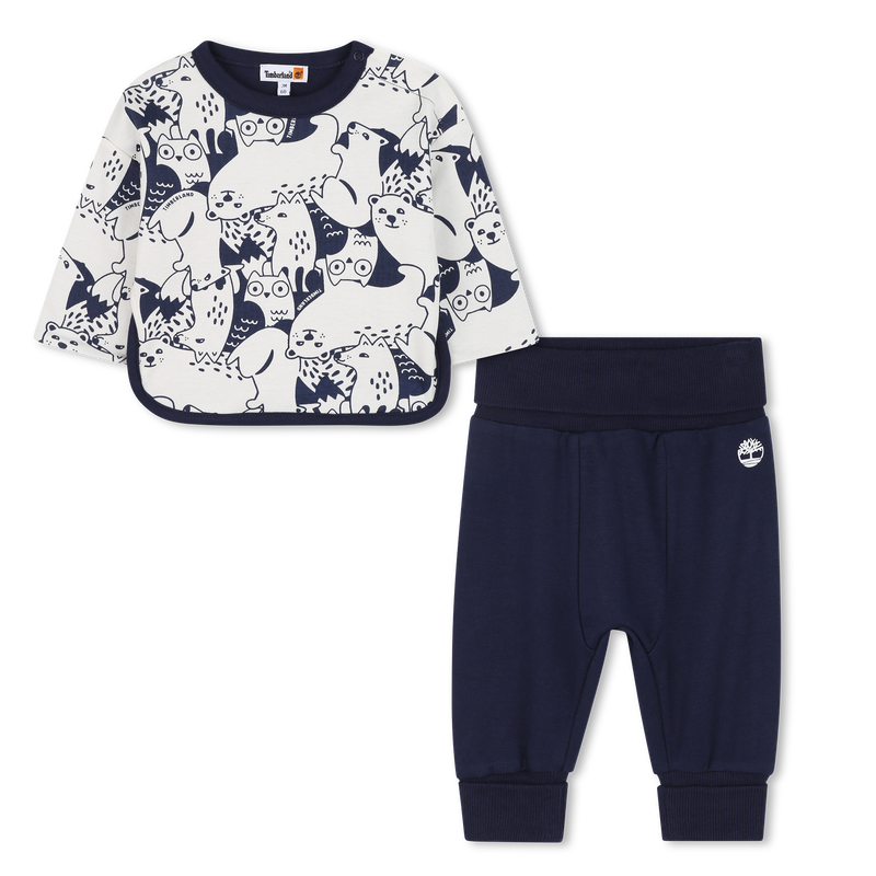 T-shirt pression et pantalon TIMBERLAND 
                    GARCON