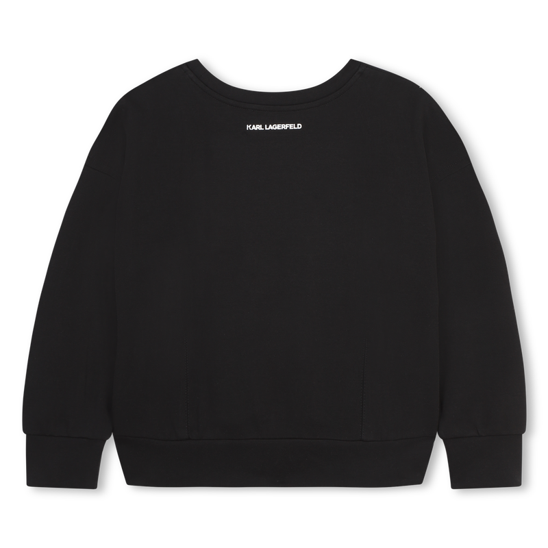 Sweat-shirt avec imprimé KARL LAGERFELD KIDS 
                    FILLE