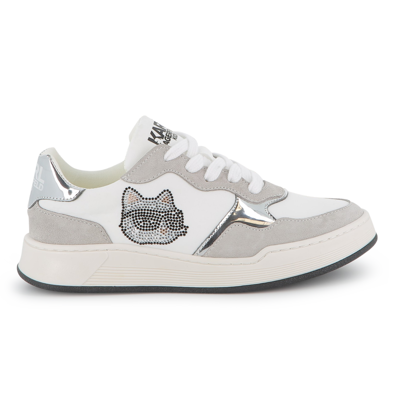 Baskets basses à lacets KARL LAGERFELD KIDS 
                    FILLE