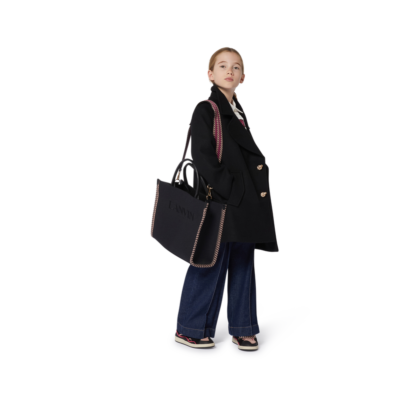 Jean évasé avec plis et tresse LANVIN 
                    FILLE