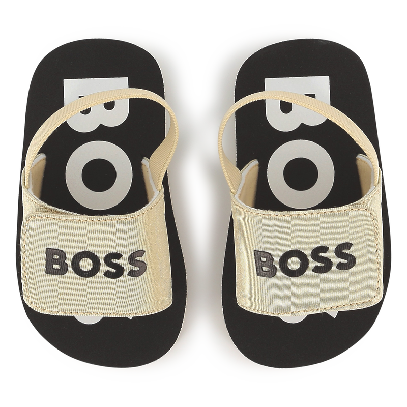 Claquettes avec fermeture par bandes auto aggripan BOSS 
                    GARCON