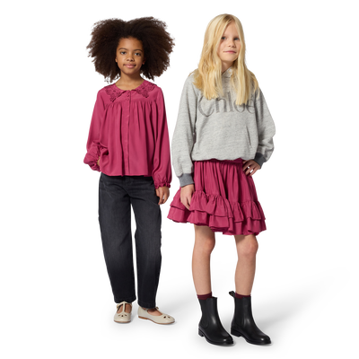 Sweat-shirt &agrave; capuche CHLOE FILLE