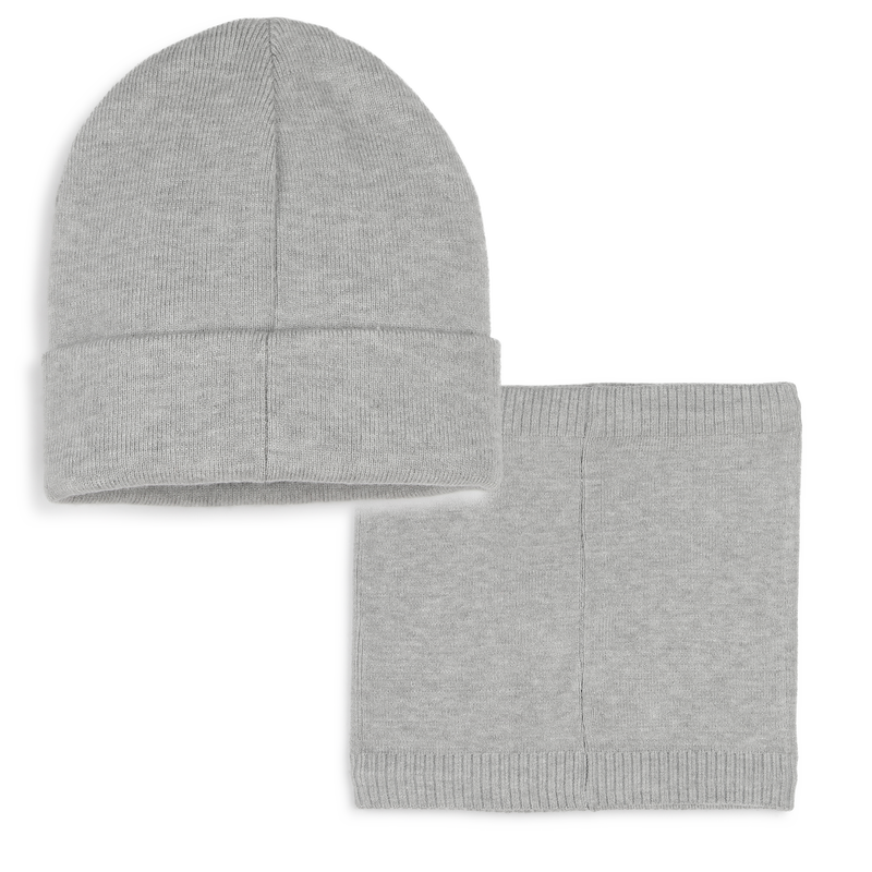 Bonnet et tour de cou tricot TIMBERLAND 
                    GARCON