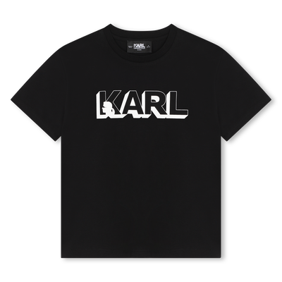 T-shirt manches courtes KARL LAGERFELD KIDS GARCON