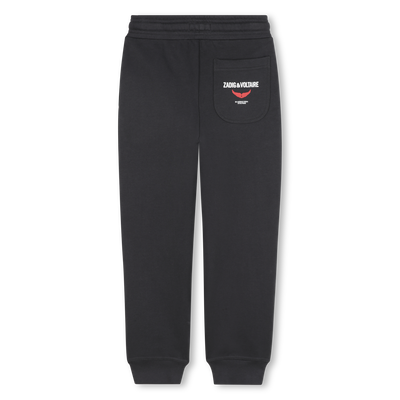 Pantalon en molleton taille élastique ZADIG & VOLTAIRE GARCON