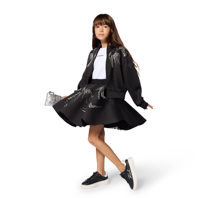 Cardigan col montant KARL LAGERFELD KIDS 
                        FILLE
