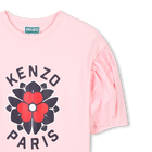 Robe droite manches bouffantes KENZO KIDS 
                    FILLE