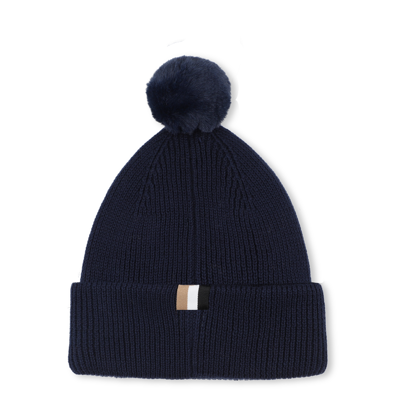 Bonnet tricot avec pompon BOSS 
                    GARCON