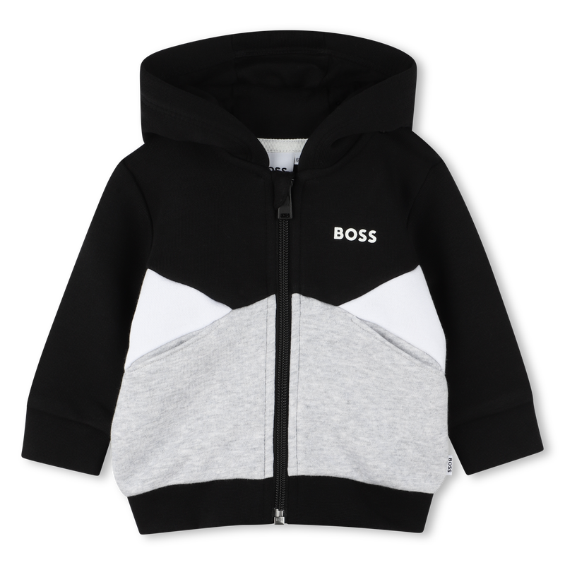 CARDIGAN A CAPUCHE BOSS 
                    GARCON