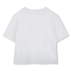 T-shirt en coton avec strass MARC JACOBS 
                    FILLE