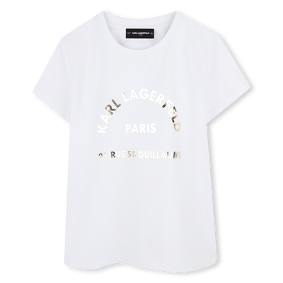 T-shirt à manches courtes KARL LAGERFELD KIDS FILLE