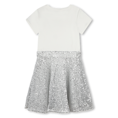 Robe bimati&egrave;re orn&eacute;e de sequins MICHAEL KORS FILLE
