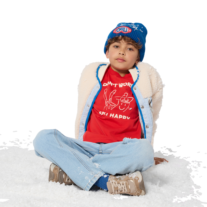 Veste en tissu peluche KIDS AROUND 
                        GARCON